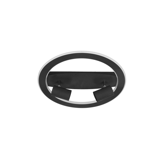 Lindby Berisha LED-taklampa 3 lampor svart