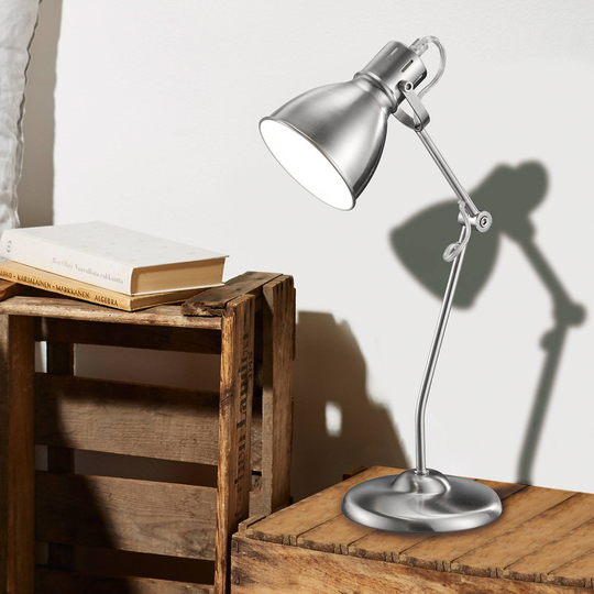 Bordslampa Keali i matt nickel