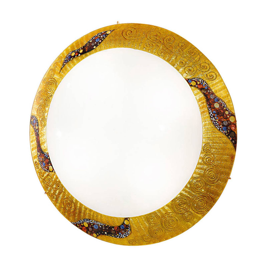 KOLARZ Serena Kiss Gold vägglampa 24 kt, Ø 40 cm
