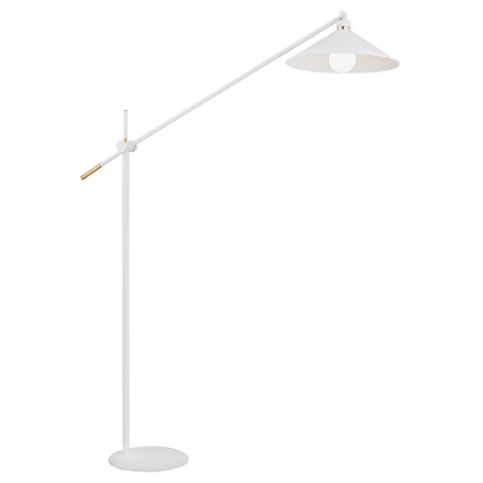 Golvlampa Natalie, vit
