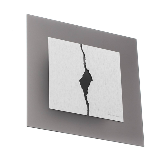 GROSSMANN Canyon LED-vägglampa 28 x 28 cm