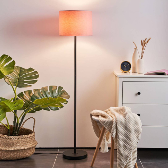 Pauleen Grand Reverie golvlampa i rosa/svart