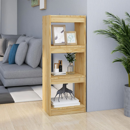vidaXL Bokhylla/Rumsavdelare 40x30x103,5 cm furu