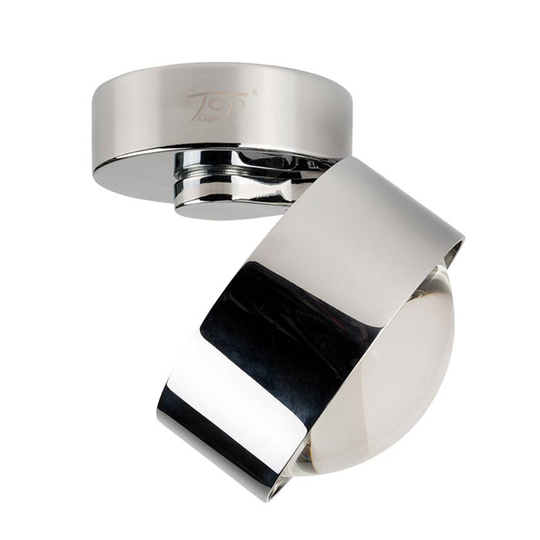 LED-taklampa Puk Move, krom