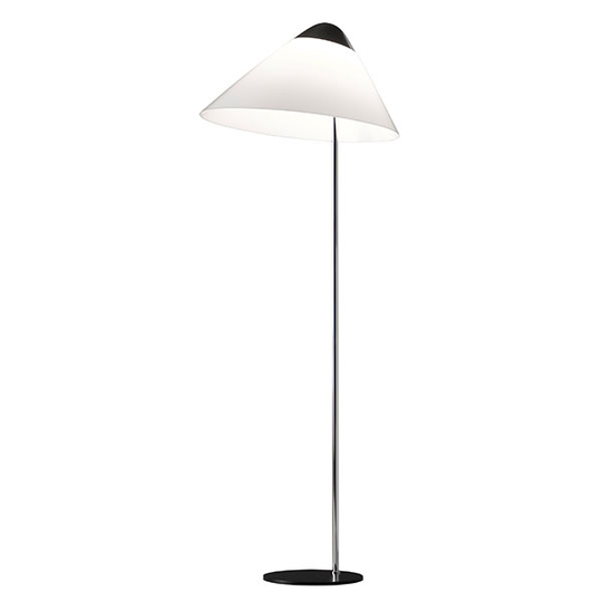 Pandul Opala MAXI Golvlampa Svart Topp, Svart Fot