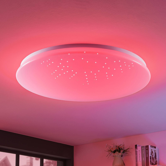 LED-taklampa Marlie, WiZ-teknologi, rund