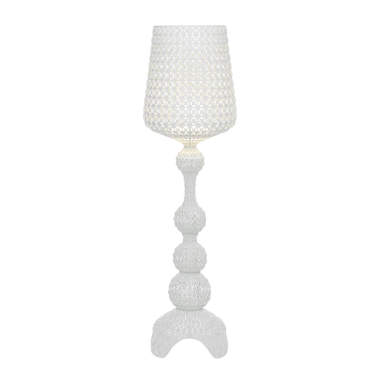 LED-utomhusgolvlampa Kabuki i vitt