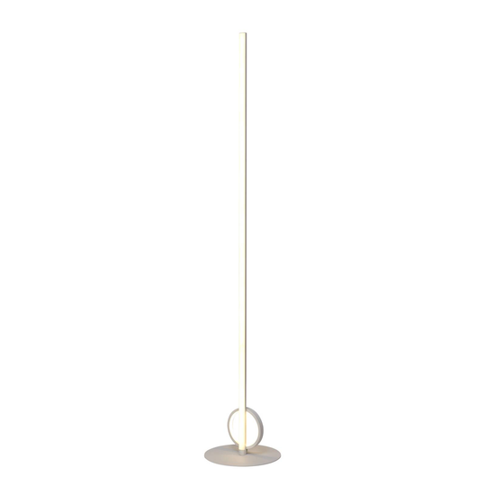 LED-golvlampa Kitesurf, vit