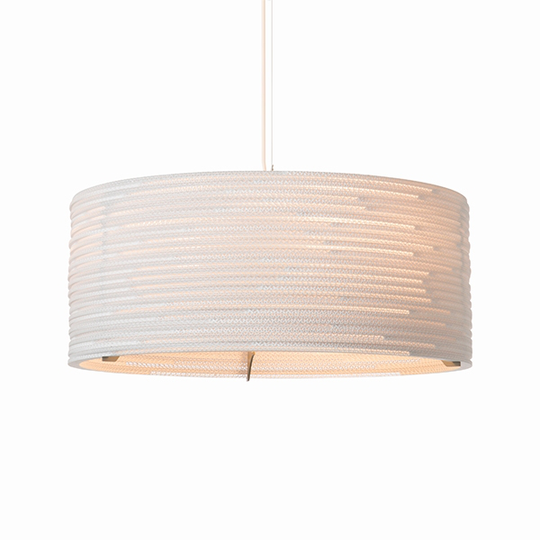 Graypants Scraplight Drum 24 Taklampa Medium Vit