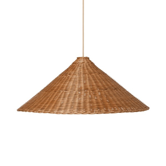 Ferm Living Dou Ø68 Taklampa Natural M. Sladd 4m