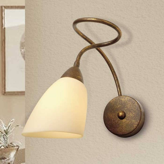 Vägglampa Alessandro antikbrun