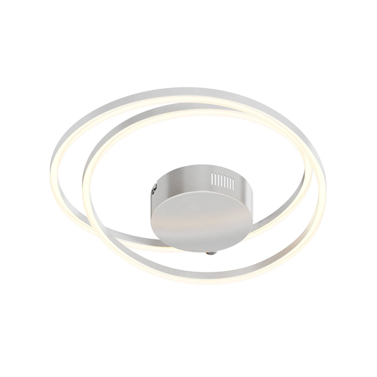 Lindby Davian LED-taklampa, dimbar, nickel