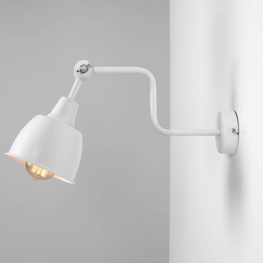 Vägglampa 991, 1 lampa, vit