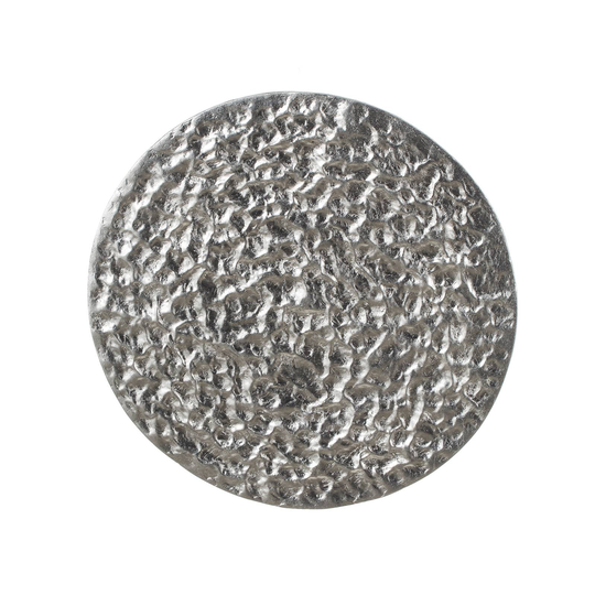 LED-vägglampa Meteor, Ø 27 cm, silver