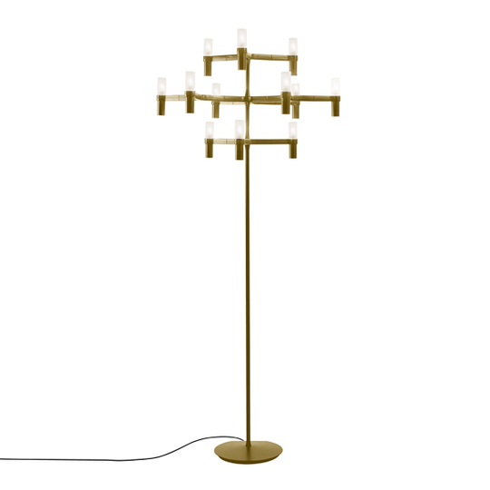 Nemo Crown Golvlampa Guld
