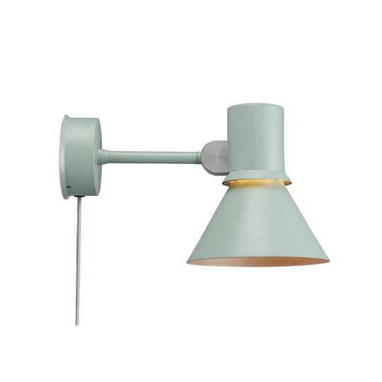 Type 80 Wall Light, Pistachio Green + Cable/Plug, Incl. LED 6W MAX 10W