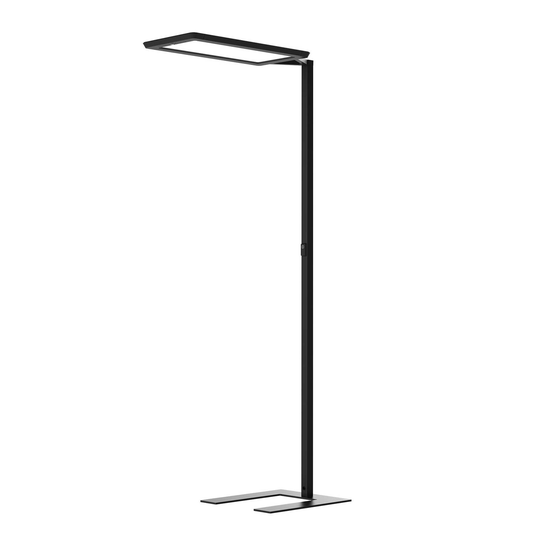LED-golvlampa Yara.single VTL, BT, PIR, svart