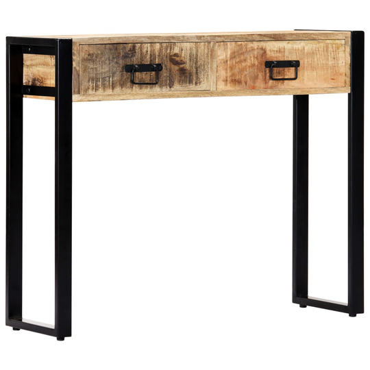 vidaXL Avlastningsbord 90x30x75 cm massivt mangoträ