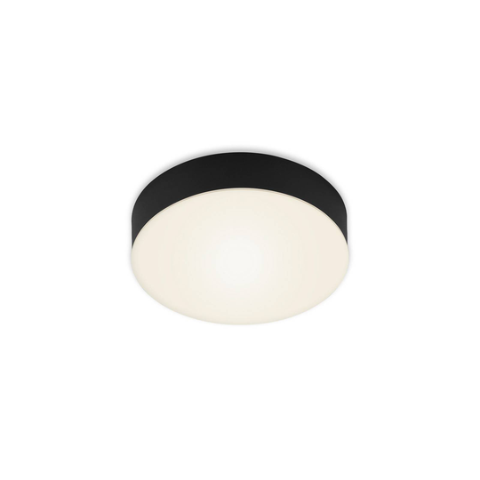 LED-taklampa Flame Ø 15,7 cm svart