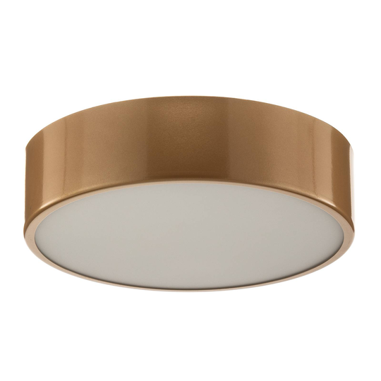 Taklampa Cleo 300, sensor, Ø 30 cm guld