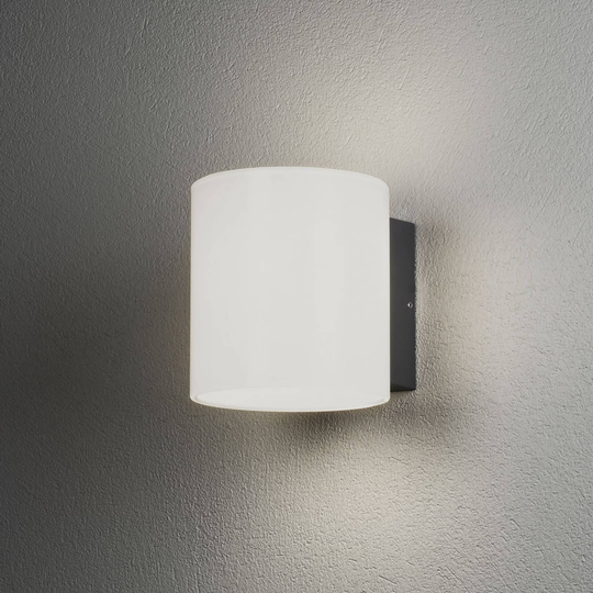 LED-utomhusvägglampa Foggia, 2 lampor