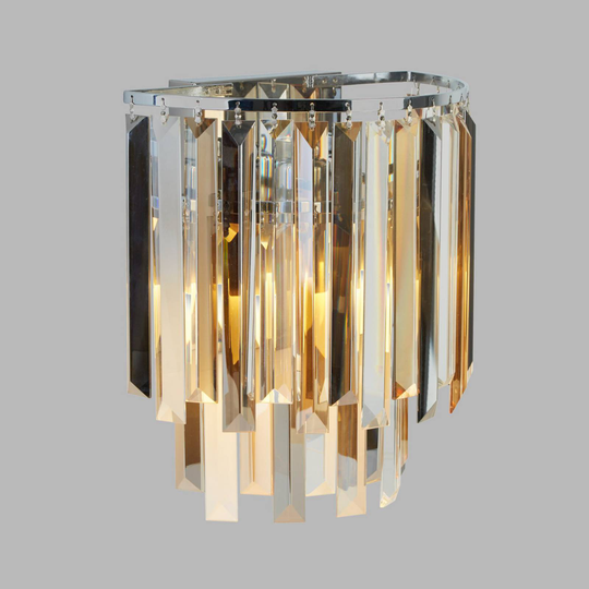 Vägglampa Clarissa med kristallprismen
