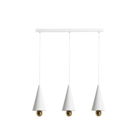 Petite Friture CHERRY LED Taklampa Linjär 3 St. Liten Vit