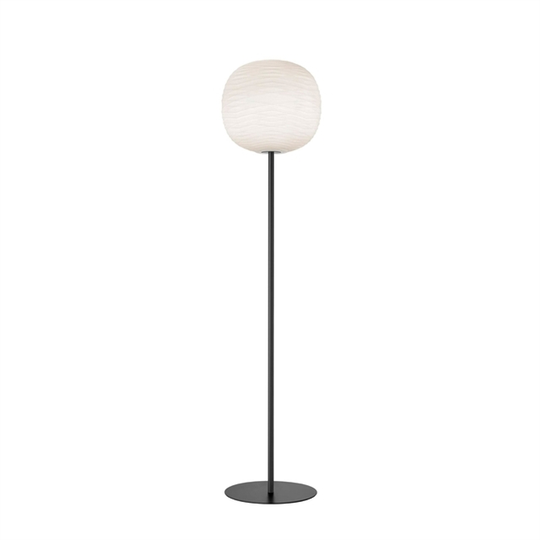 Foscarini Save Golvlampa Vit/Svart