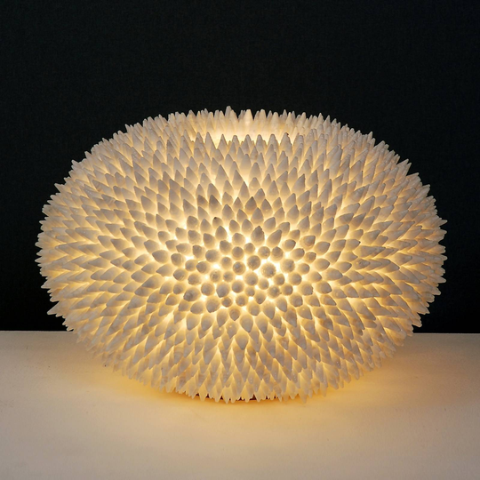 Extravagant bordslampa Sirena Bianco