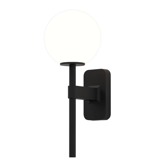 Astro Tacoma vägglampa i svart, glas opal