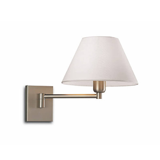 Vägglampa Americana, armlängd 20 cm, brons