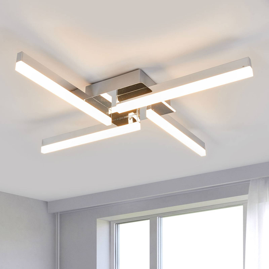 LED-taklampa Patrik med fyra ljuskällor, IP44