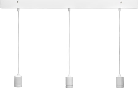 Line 3 Taklampa Rektangulärt Vit 80cm