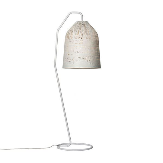 Karman Black Out Golvlampa Lång Vit