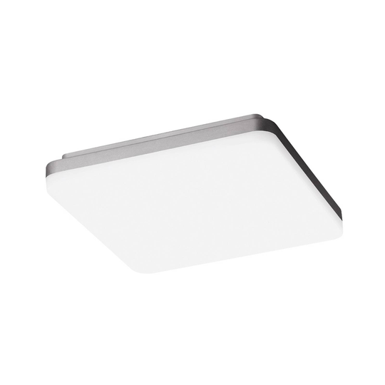 LED-taklampa WL210 kantig plast 15 W 21x21 cm