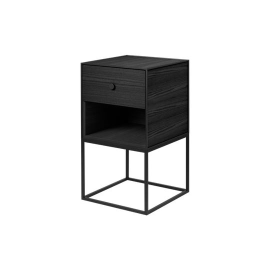 By Lassen Frame Cabinet 35 M. 1 Byrå Svart Ask