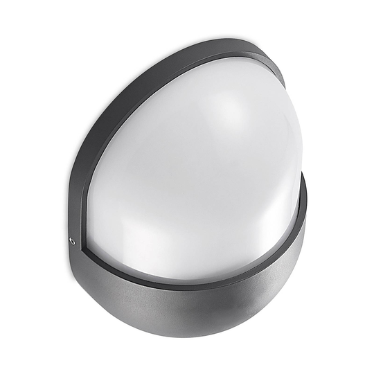 Lindby Dianko LED-utomhusvägglampa, rund