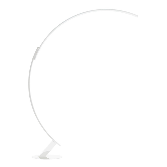 Kundalini Kyudo LED-golvlampa, vit