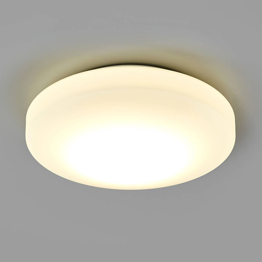 LED-badrumstaklampa Malte i opalglas