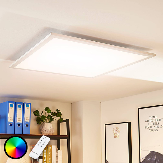 Arcchio Tinus LED-panel, RGB, 62 cm x 62 cm