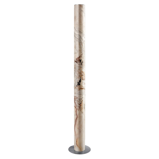 LeuchtNatur Columna vitpärla stål