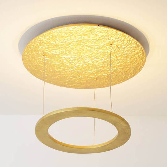 LED-taklampa Venere, guld