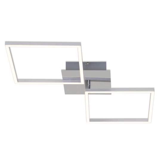 LED-taklampa Frame aluminium 76 x 36 cm