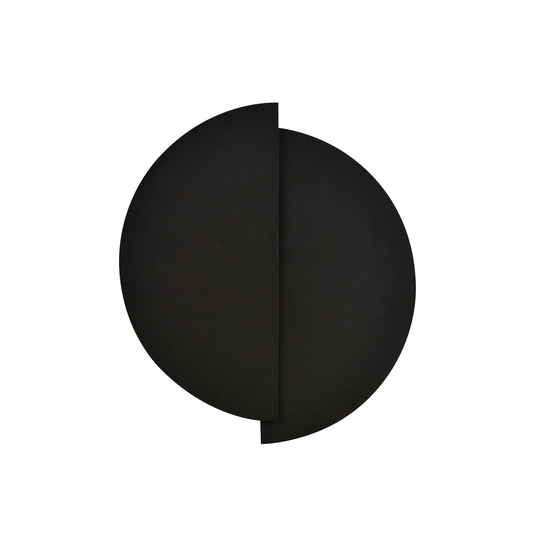 Vägglampa Form 9, 28 cm x 32 cm, svart