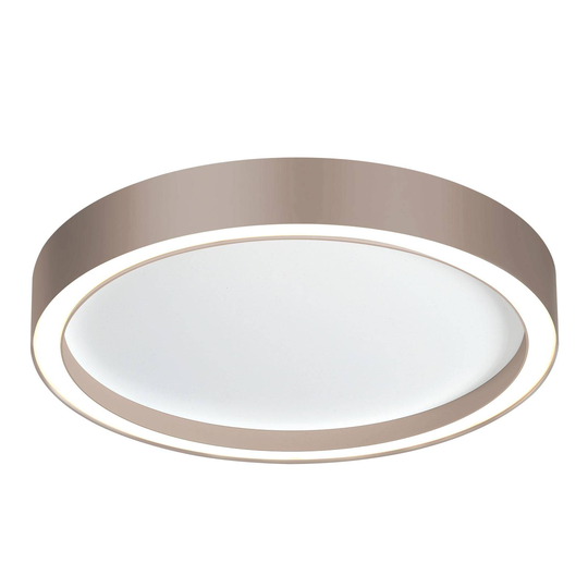 Bopp Aura LED-taklampa Ø 40 cm vit/mullvadsgrå