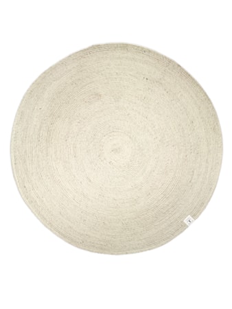 Matta Merino Rund Vit - 160 cm