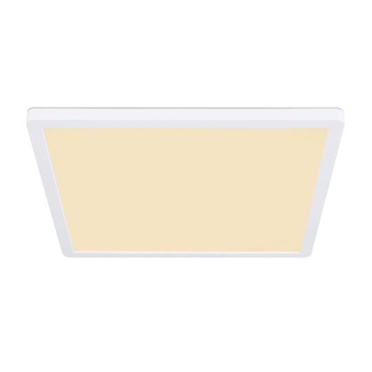 LED-taklampa Sapana, kantig, dimbar, vit