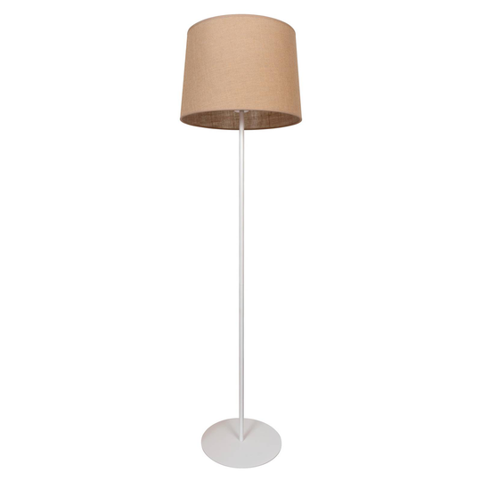 Golvlampa Jute, naturbrun, höjd 150 cm