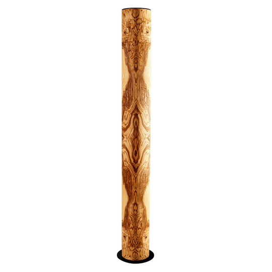 LeuchtNatur Lucerna golvlampa olivask/svart