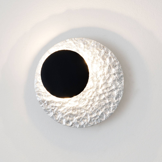 LED-vägglampa infinity silver, Ø 20 cm